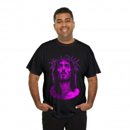 Jesus Of Nazareth Purple Unisex Short Sleeve Tee